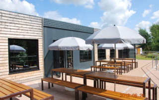 Terrasse du restaurant d'entreprise Continental