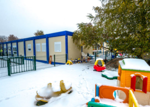 Crèche temporaire réalisée avec modules RBS