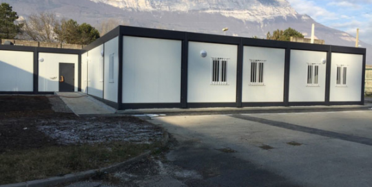 Création en modulaire d'une zone administrative