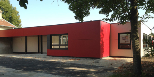 Périscolaire réalisé en construction modulaire à Toul